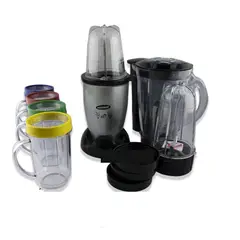 CASA BELLA - Licuadora Extractor Mr magic 21 piezas 700 watts Gris 3 en 1 Aleman