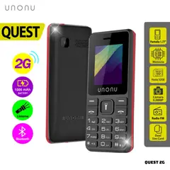UNONU - CELULAR BASICO UNONU QUEST 2G DUAL SIM - ROJO