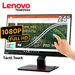 LENOVO - Monitor ThinkVision T24t-20 24″ Full HD IPS Touch HDMI DP USB-C