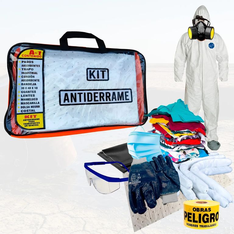 Kit Antiderrame Hidrocarburos Premiun 40x30cm