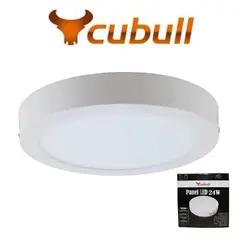 CUBULL - PANEL LED CIRCULAR REDONDO 24W ADOSABLE SOBREPUESTO LBLANCA