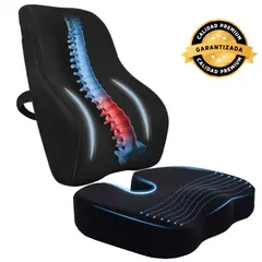 DI ROSSANA - PACK COJÍN LUMBAR GEL + COJÍN DE ASIENTO GEL TECH