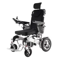 GENERICO - Silla de Ruedas Electrica Pro Silver Plegable Batería de Litio Reclinable