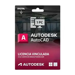 GENERICO - Licencia Autodesk AutoCad Edu digital, 1 año, 1 usuario, licencia vinculada a correo
