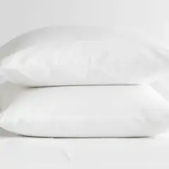 GENERICO - Set de 2 Fundas de Almohada King 400 Hilos 50X95cm