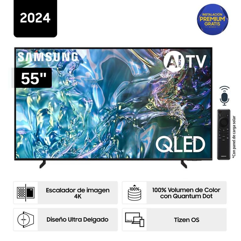 Televisor Samsung QLED Tizen OS Smart Tv 55 4K QN55Q60