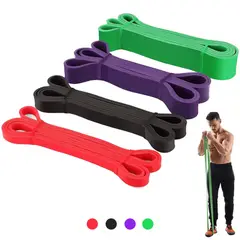 ALPHA GYM - Set de 4 bandas largas de entrenamiento