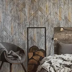 MULTITOP - Papel Tapiz Nature Ankara 52 cm x 10 mts MarrónGris