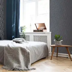 MULTITOP - Papel Tapiz Vittorio Plain 52 cm x 10 mts Navy