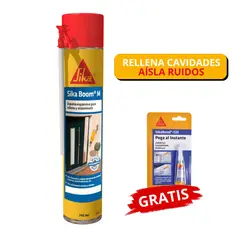 SIKA - Espuma Expansiva de Poliuretano Boom M x750ml Gratis Sikabond 123