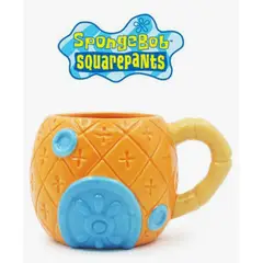 GENERICO - TAZA 3D CON FORMA DE PIÑA DE BOB SPONJA