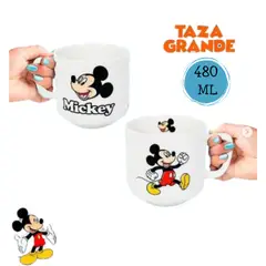 SANRIO - Taza de Mickey y Minnie - 480 ml