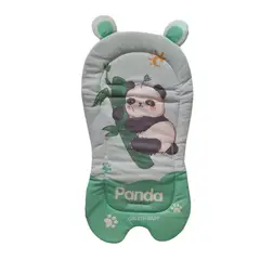 GENERICO - COJIN ASIENTO SUAVE PARA COCHE DE BEBÉ - DISEÑO PANDA