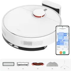 XIAOMI - Robot Aspirador Xiaomi S40C  Potente succión de 5000pa Navegación láser LDS