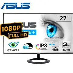ASUS - Monitor ASUS VZ27EHF 27 FHD IPS 100Hz 1ms Eye Care HDMI VESA