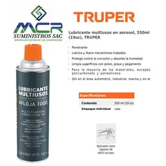 TRUPER - ACEITE MULTIUSOS AFLOJATODO 550ml 19 oz