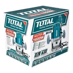TOTAL TOOLS - RUTEADORA FRESADORA INDUSTRIAL 1600W CANTEADORA - TR111216