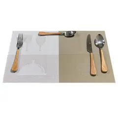 GENERICO - Manteles Individuales para mesa Mármol Set 6 Piezas