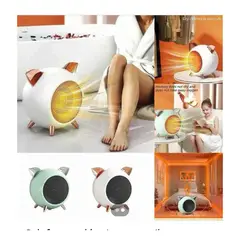 GENERICO - CALEFACTOR NEW TENDEZE KWAI ELEGANTE PORTATI VERDE CON PLATEADO 30 m²