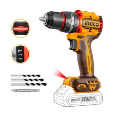 INGCO TOOLS - Taladro Percutor 13mm Inalámbrico 20v Brushless 2velocidades