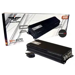 BLACK HAWK - Amplificador Digital Clase D 5 Canales 2400w