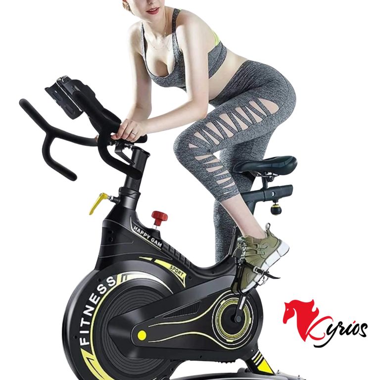 SPINNIG COLOR AMARRILO PRO VOLANTE CON PESO PARA TODOS LOS NIVELES
