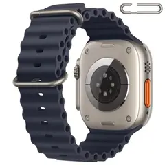 OEM - Correa Ocean Ultra para Apple Watch Color Gris Oscuro Hebilla Ajustable Titanio