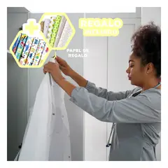 GENERICO - Pack6 Conjunto de 5 Piezas en Amarillo Y+Papel de Regalo