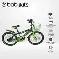 BABY KITS - Bicicleta BK Bike Boy aro 16 Verde