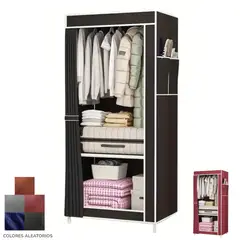 INSPIRA MARKET - Ropero Organizador Armable de Tela 1 Cuerpo Color Aleatorio