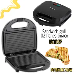Imaco - Sandwichera Grill 02 Panes Imaco - ISG1057