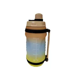 GENERICO - Tomatodo Deportivo de 2.5 Litros Policarbonato Fitnes Sports Beige