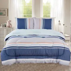CASATEX - EDREDÓN CASATEX TELA CON TELA CON DISEÑO 2 PLZ