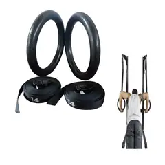 BLACKFIT - Anillas Olimpicas Aro Gimnasia Plastico Funcional Enumeradas