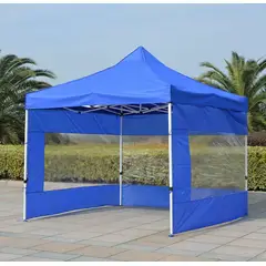 GENERICO - Toldo Plegable 3x3m UV con Paredes Transparente Carpa Resistente