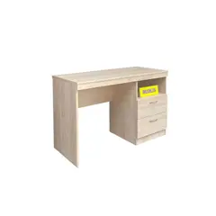 TEMEL - Escritorio de Melamina 120 cm Color Damasco – Modelo PES – TEMEL