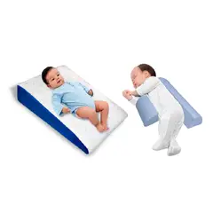 TERAFLEX - COJÍN ANTIREFLUJO + POSICIONADOR ANTICAÍDAS BEBÉ CELESTE  TERAFLEX