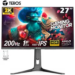 TEROS - Monitor gaming TEROS TE-2754G 27 QHD 2K Fast IPS 200Hz 1ms HDR