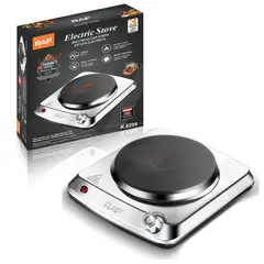 RAFF - Estufa Eléctrica RAF R8204 1000W Acero Inoxidable