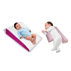 TERAFLEX - COJÍN ANTIREFLUJO + POSICIONADOR ANTICAÍDAS BEBÉ ROSADO  TERAFLEX