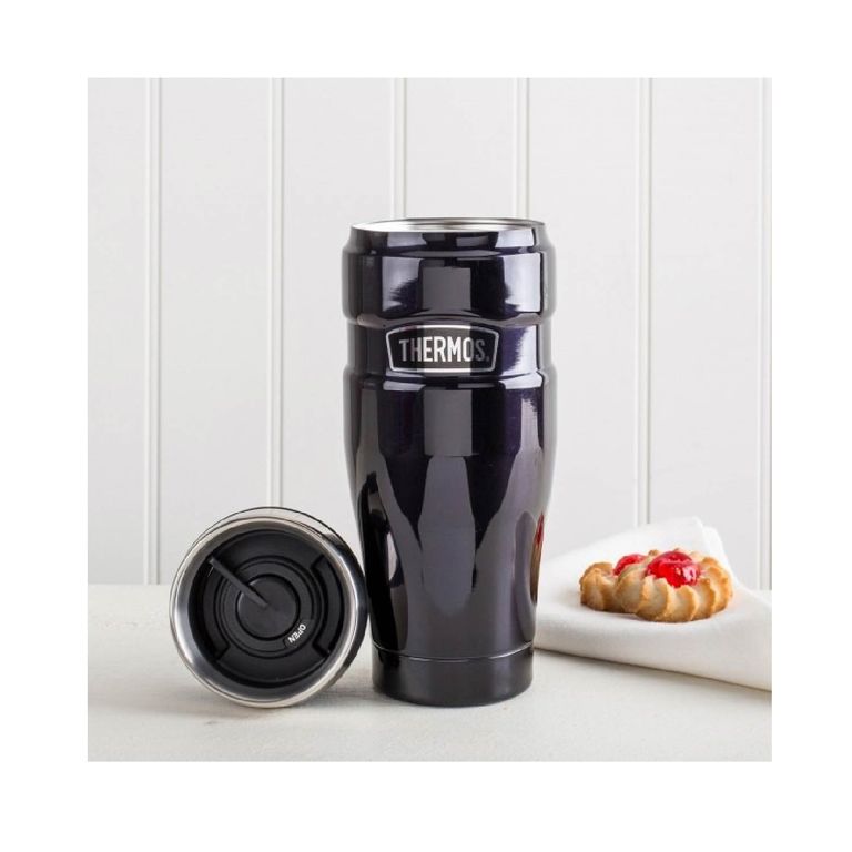TAZA MARCA Thermos NEGRO 470ML