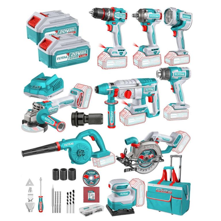 SuperCombo Inalambrico Industrial 9 en 1 Pro Industrial Total