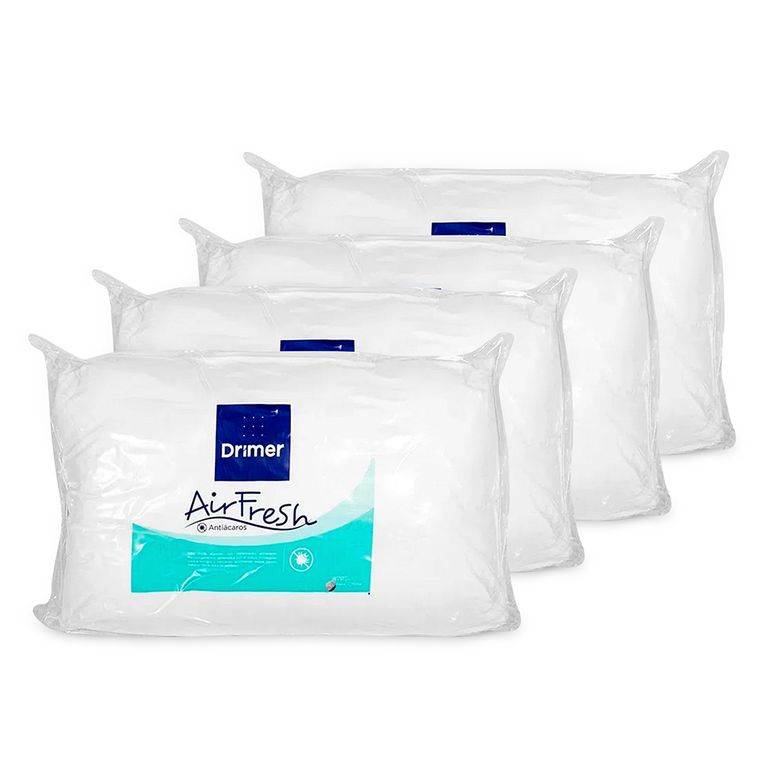 Pack x 4 Almohadas Airfresh Firm 70x50cm.