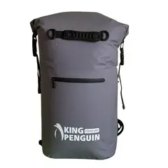 KING PENGUIN - Cooler Mochila Plegable 35 L - Gris Titanio