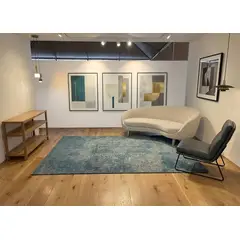 GENERICO - Alfombra Decoghar RAC-52 Azul Jacquard 150 x 240 cm