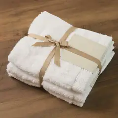 GENERICO - Pack de 3 Toallas de Mano 100% Algodón