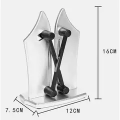 GENERICO - AFILADOR DE CUCHILLO NAVAJA TIJERA MANUAL PRACTICO