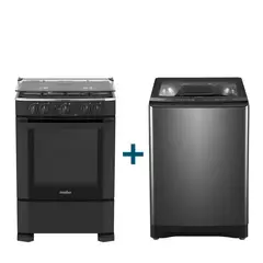Mabe - Combo Cocina a Gas 60cm +Lavadora Automática 14kg mabe