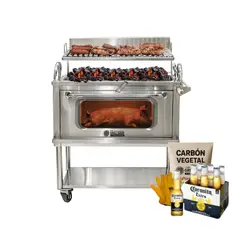 THE GRILL SHOP - Caja China Grande Horno Parrillero Premium Inox -