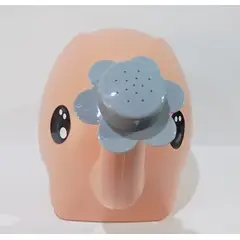 PLASTIMACETA - REGADERA DE PLÁSTICO DE 1.5 L MOD ELEFANTE BABY CON ROCIADOR TIPO DUCHA DE JARDINERÍA COLOR ROSADO